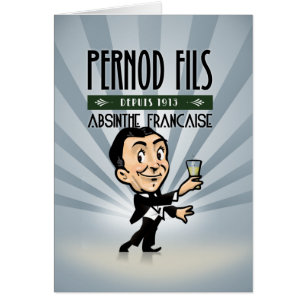 Pernod Fils Hälsningskort