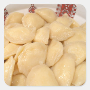 Perogy Stickers Fyrkantigt Klistermärke