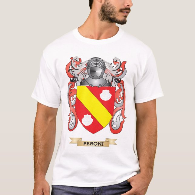 Peroni vapensköld (familjvapenskölden) tee (Framsida)