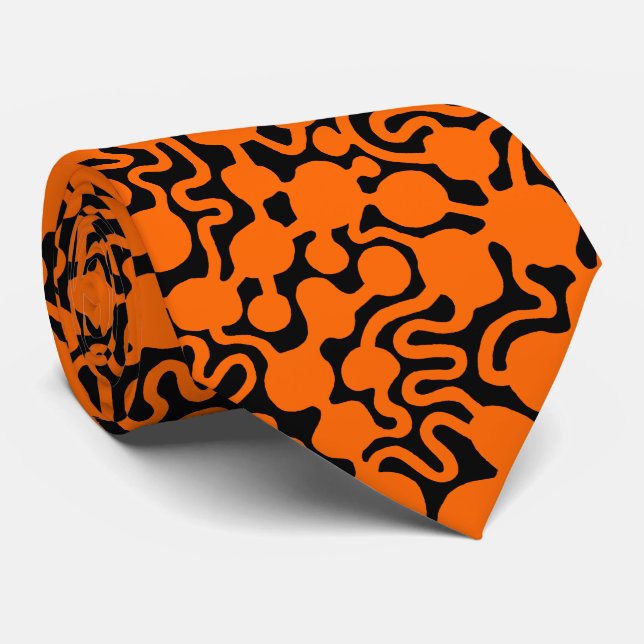 Perpetual Ant Farm v2 - Orange och svart Slips (Rullad)