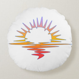 Perpetual Art Endless Sunset Rund Kudde