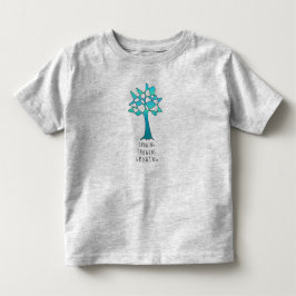 Perpetual Blue Grönt Träd Art "Odling" T Shirt
