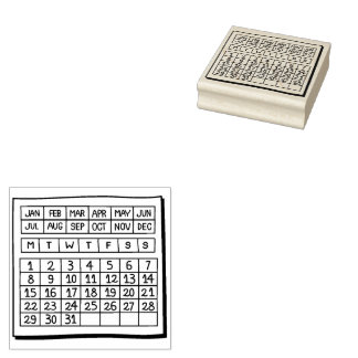 Perpetual Calendar Stämpel
