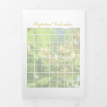 Perpetual Calendar Trifold Card