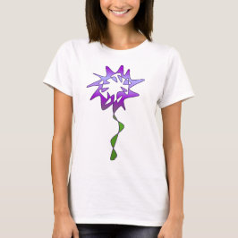 Perpetual Lila Flower Art T Shirt