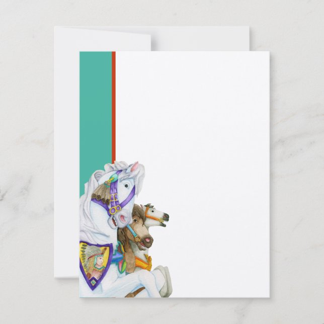 Perpetual Tävling Flat Note Card Anteckningskort (Framsida)