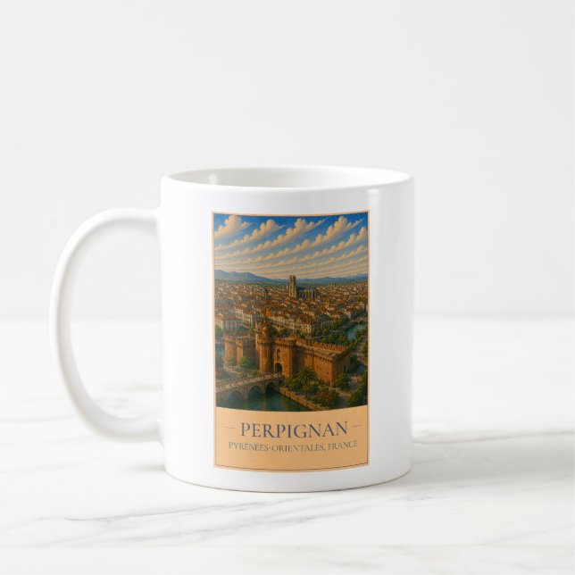 Perpignan Kaffemugg (Vänster)