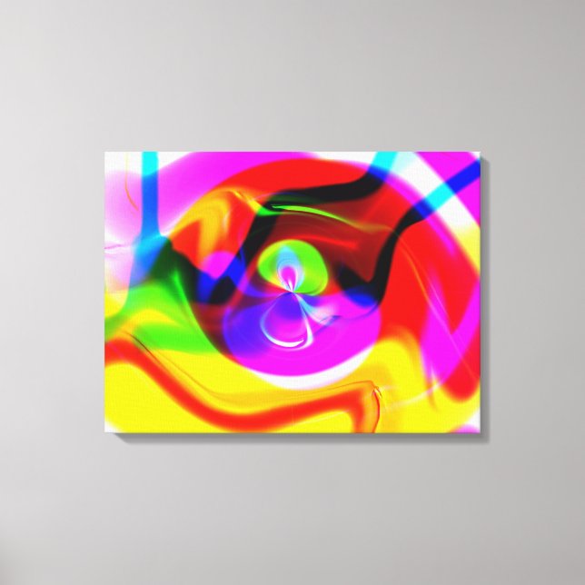 "Perplexing Vortex" Wrapped Canvas (Framsida)