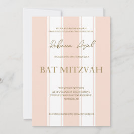 Perppy rand Bat mitzvah Inbjudningar