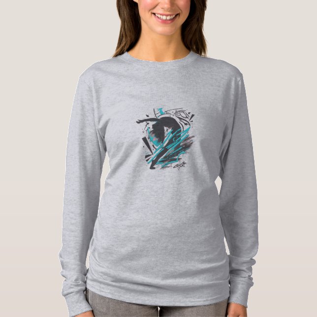 Perreo Pa'lante: Ljusa upp Dance Golv med Per T Shirt (Framsida)