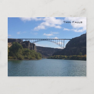 Perrine bridge och Snake River - Twin Falls Vykort