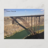 Perrine bridge och Snake River - Twin Falls