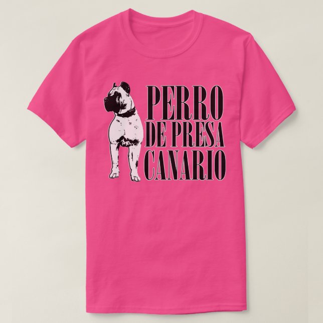 Perro de Presa Canario Dogo Canario (7) T Shirt (Design framsida)