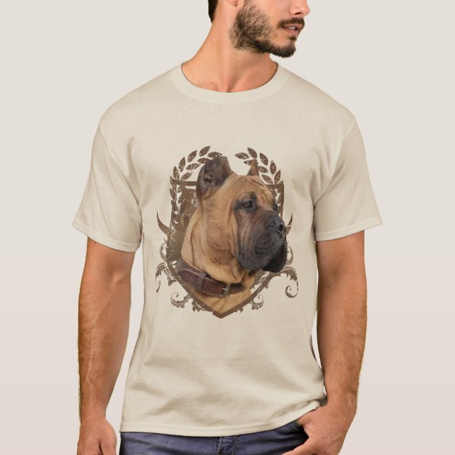Perro de Presa Canario - Dogo Canario T Shirt (Framsida)