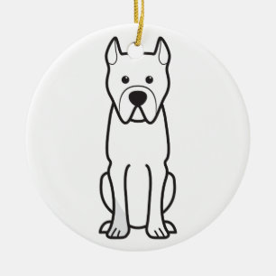 Perro de Presa Canario Julgransprydnad Keramik