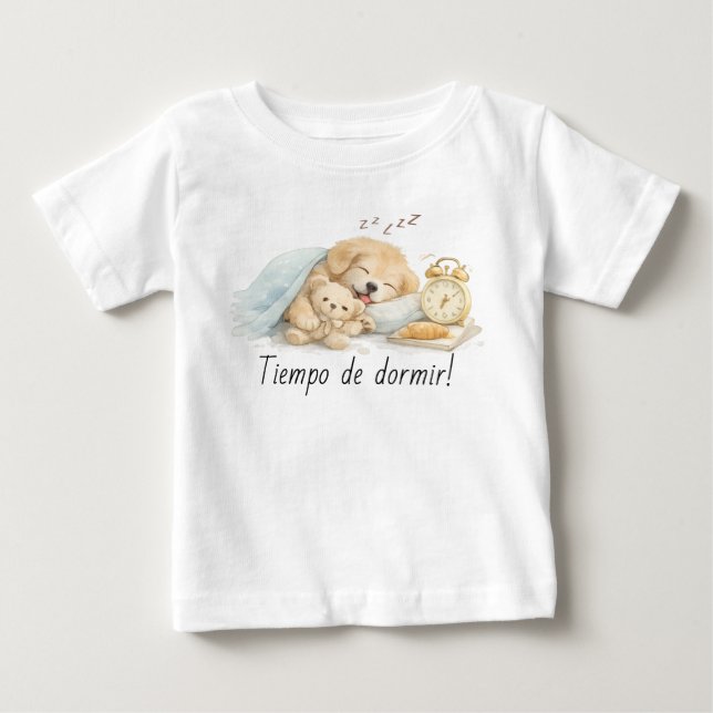perro durmiendo t shirt (Framsida)