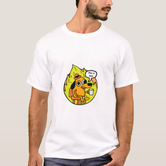 Perro en llamas t shirt