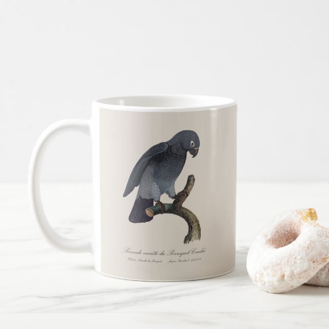 Perroquet Cendre / Timneh African grått parrot Kaffemugg (Med munk)