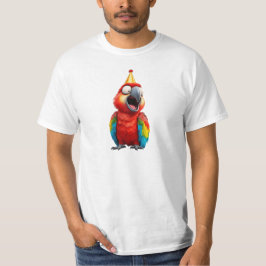 Perroquet déguisé en clown prêt pour le spectacle. t shirt