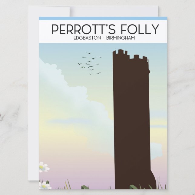 Perrott's Folly, Edgbaston, Birmingham Inbjudningar (Framsida)