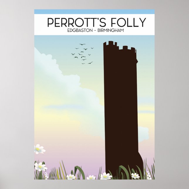 Perrott's Folly, Edgbaston, Birmingham Poster (Framsidan)
