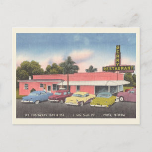 Perry, Florida vintage Perry Restaurang Vykort