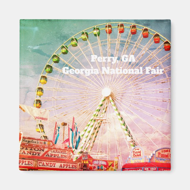 Perry Georgia National Fair Magnet (Framsidan)
