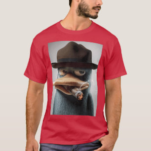 Perry näbbdjuret röker en cigarr meme t t rolig  shirt