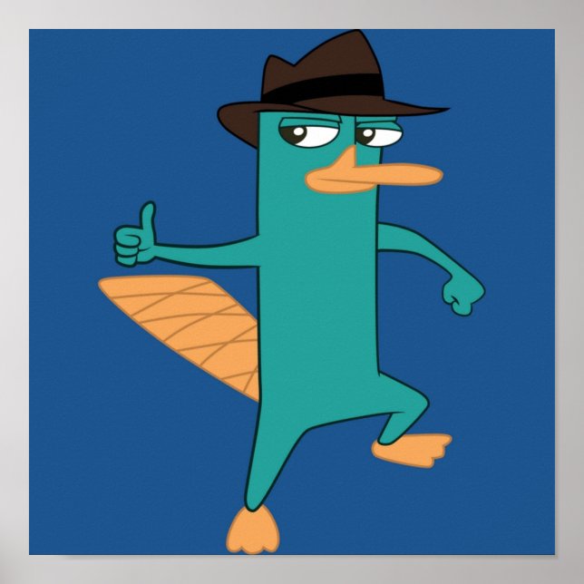 Perry Platypus från Phineas och Ferb Poster (Framsidan)