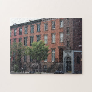 Perry Street Brownstones Väster Village Manhattan  Pussel