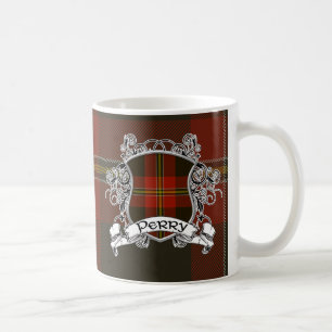 Perry Tartan Shield Kaffemugg