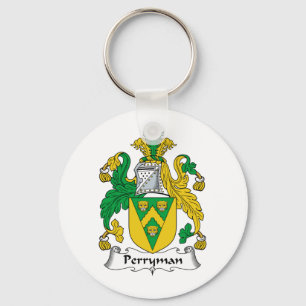 Perryman familjvapensköld nyckelring