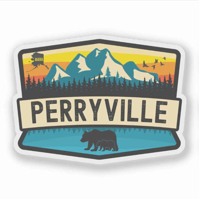 Perryville, Alaska Klistermärken (Framsida)