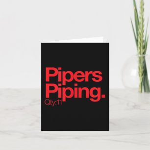 Pers Ng Q11 - minimalistisk 12-dagars jul Kort
