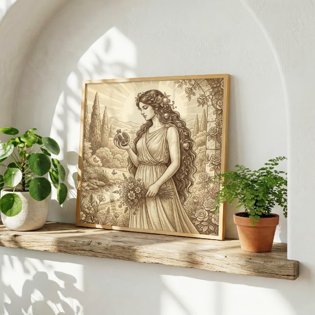 Persefone Grekisk mytologi Poster (Skapare uppladdad)