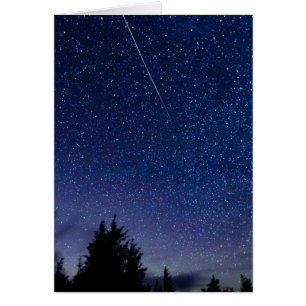 Perseid Meteor Shower Hälsningskort