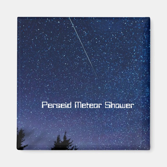 Perseid Meteor Shower Magnet (Framsidan)