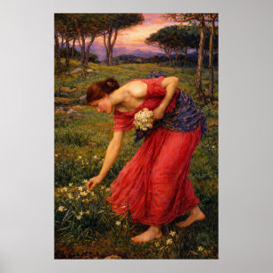 Persephone av John William Waterhouse Poster