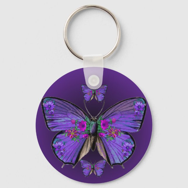 Persephone Butterfly Keychain Nyckelring (Framsida)