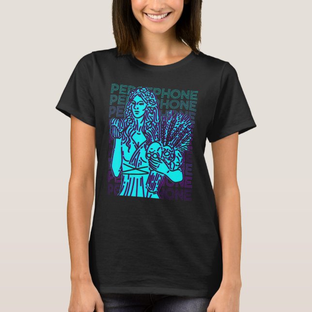 Persephone Grekiska guddess grekiska Mythology Anc T Shirt (Framsida)