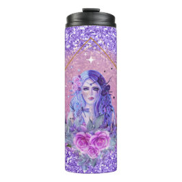 Persephone guddess art av Renee Thermal Tumbler