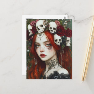 Persephone Red Hair Vykort