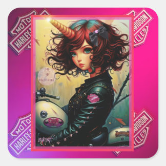 Persephone Stickers Fyrkantigt Klistermärke