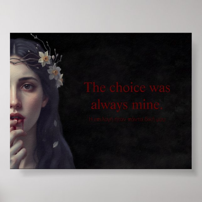 Persephones suveränitet poster (Framsidan)
