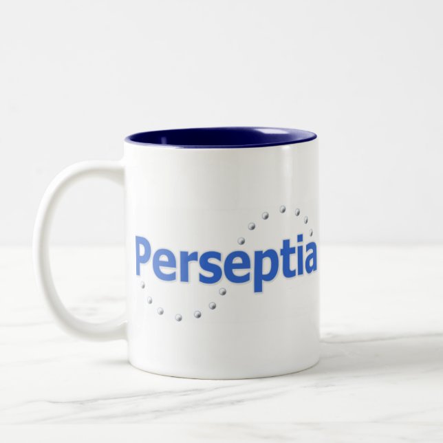 Perseptia doble ansiktemugg Två-Tonad mugg (Vänster)