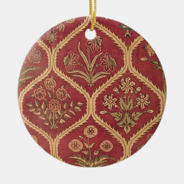 Perser eller turken mattar, det 16th/17. julgransprydnad keramik (Framsidan)