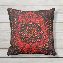 Perser mattar look i ron tonade fält no2 utomhuskudde