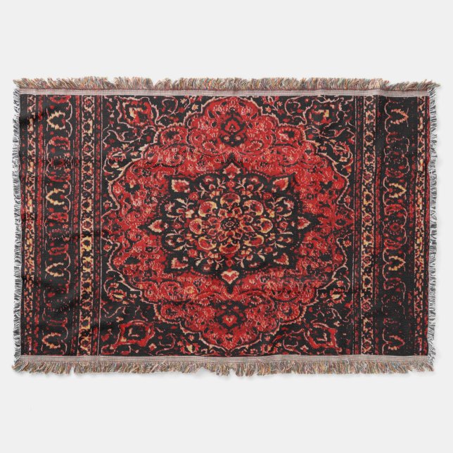 Perser mattar look i ron tonat fält mysfilt (Framsidan)