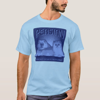 Perser - silver skuggade perser t-shirt