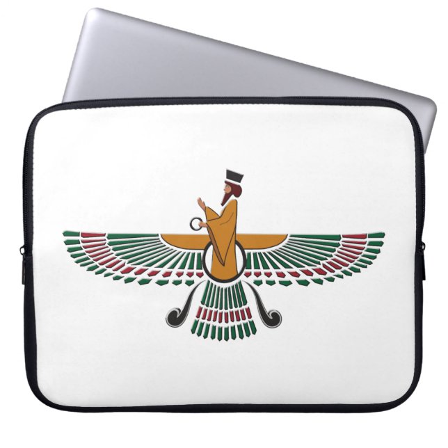 PerserFarohar laptop sleeve (Framsidan)